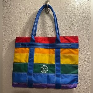 Vintage Levi Strauss‎ & Co USA Olympics 1984 Rainbow Stripes Tote.NWOT!!